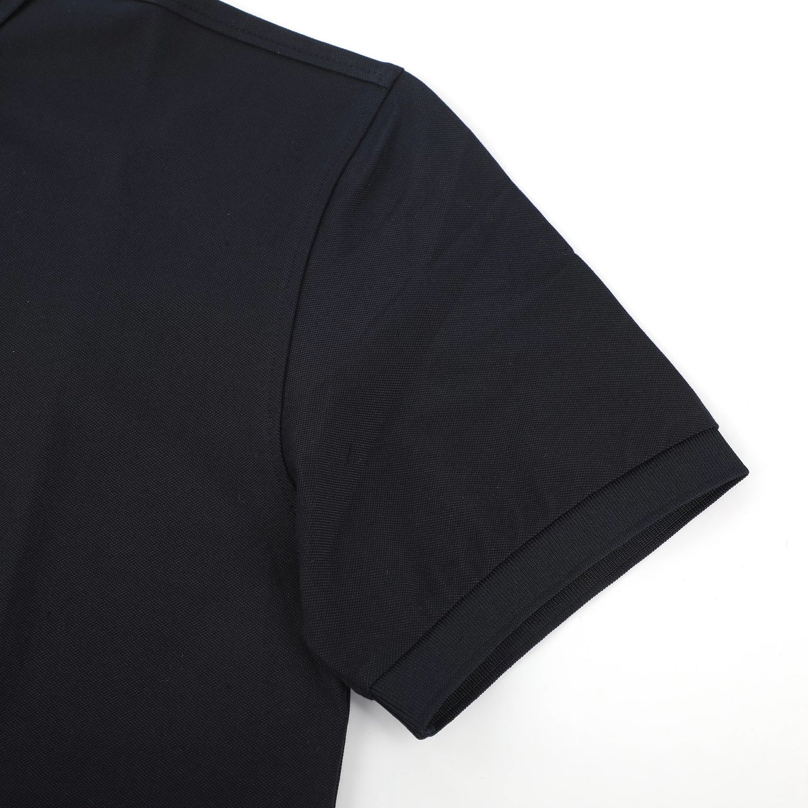 Lightweight Breathable Black Polo Shirt